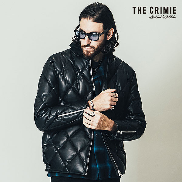 楽天市場】CRIMIE クライミー DIAMOND QUILT DOWN JACKET レザー