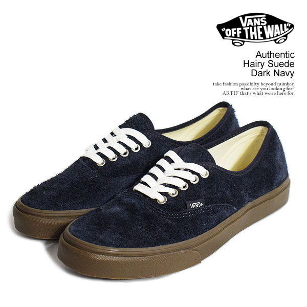 楽天市場】VANS バンズ Authentic Hairy Suede Dark Navy メンズ