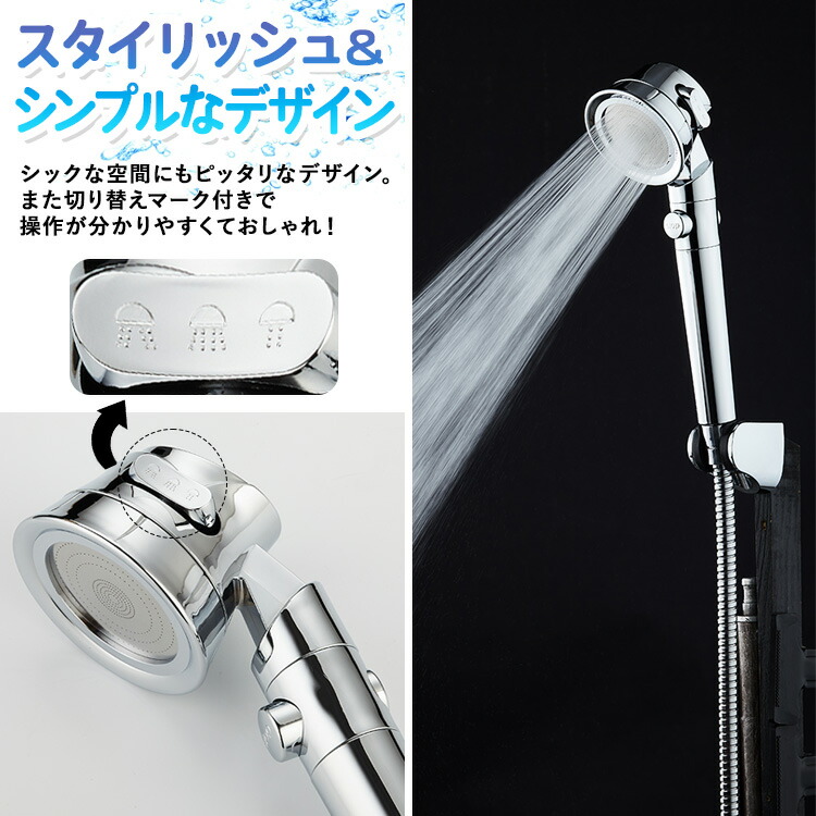 j*3様 【新品】KVK 鏡面仕上げ 節水シャワーヘッド 手元ストップボタン