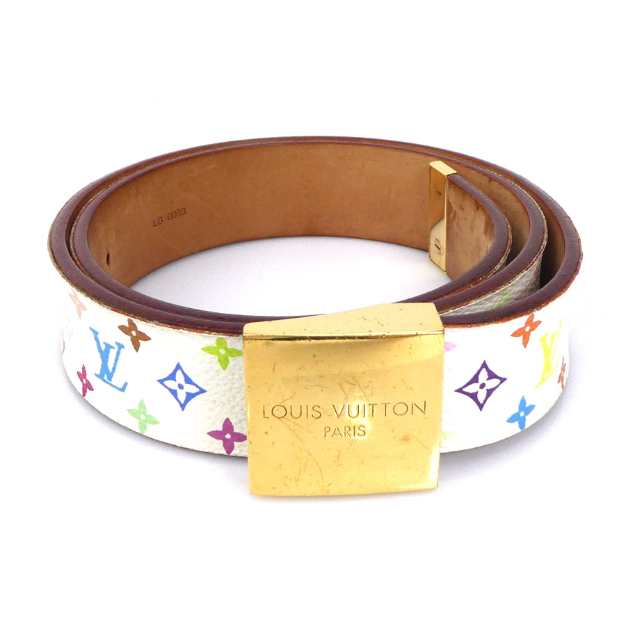 楽天市場】ルイ ヴィトン LOUIS VUITTON ベルト モノグラムマルチ