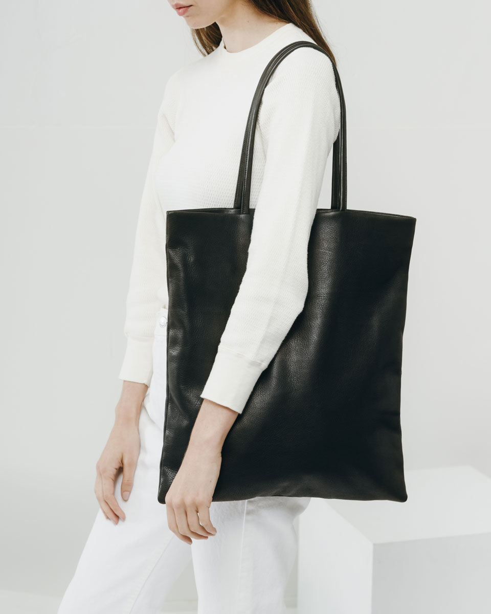 BAGGU レザーバッグ トートバッグ エコバッグ ブラック 黒 レア BAGGU