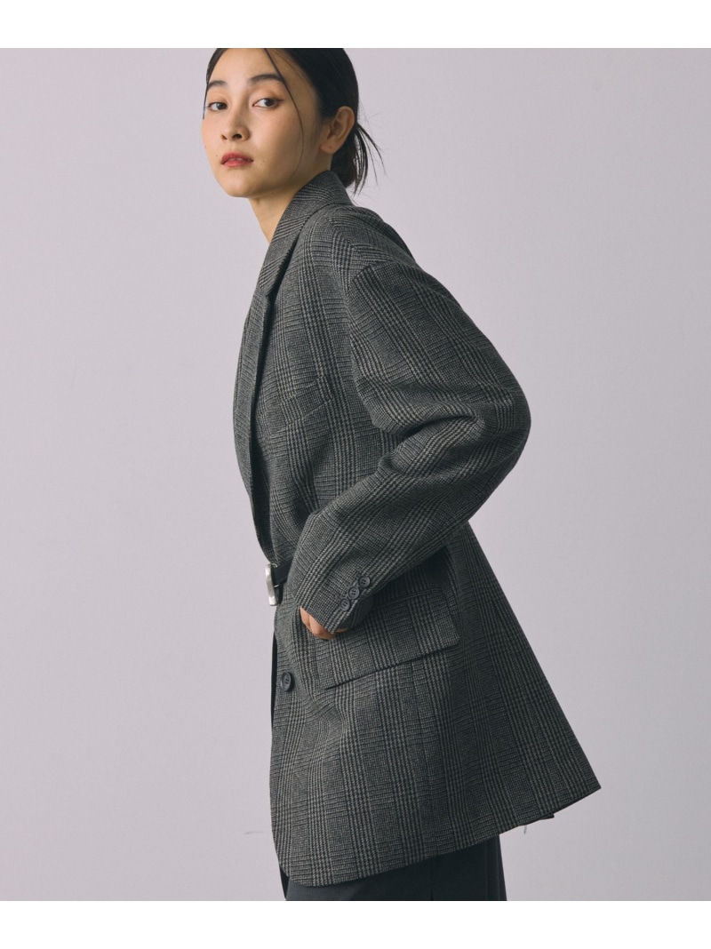 楽天市場】【SALE／30%OFF】グレンチェックオーバージャケット