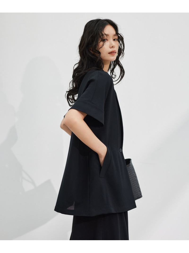 楽天市場】【SALE／20%OFF】ポプリンハーフスリーブジャケット