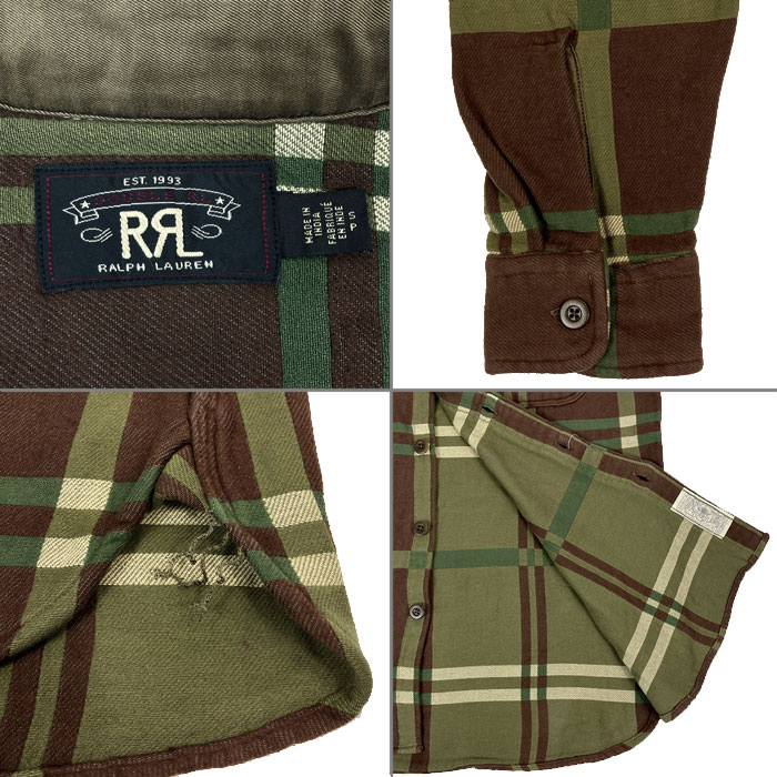楽天市場】RRL ラルフローレン DOUBLE RL ダブルアールエル プレイド