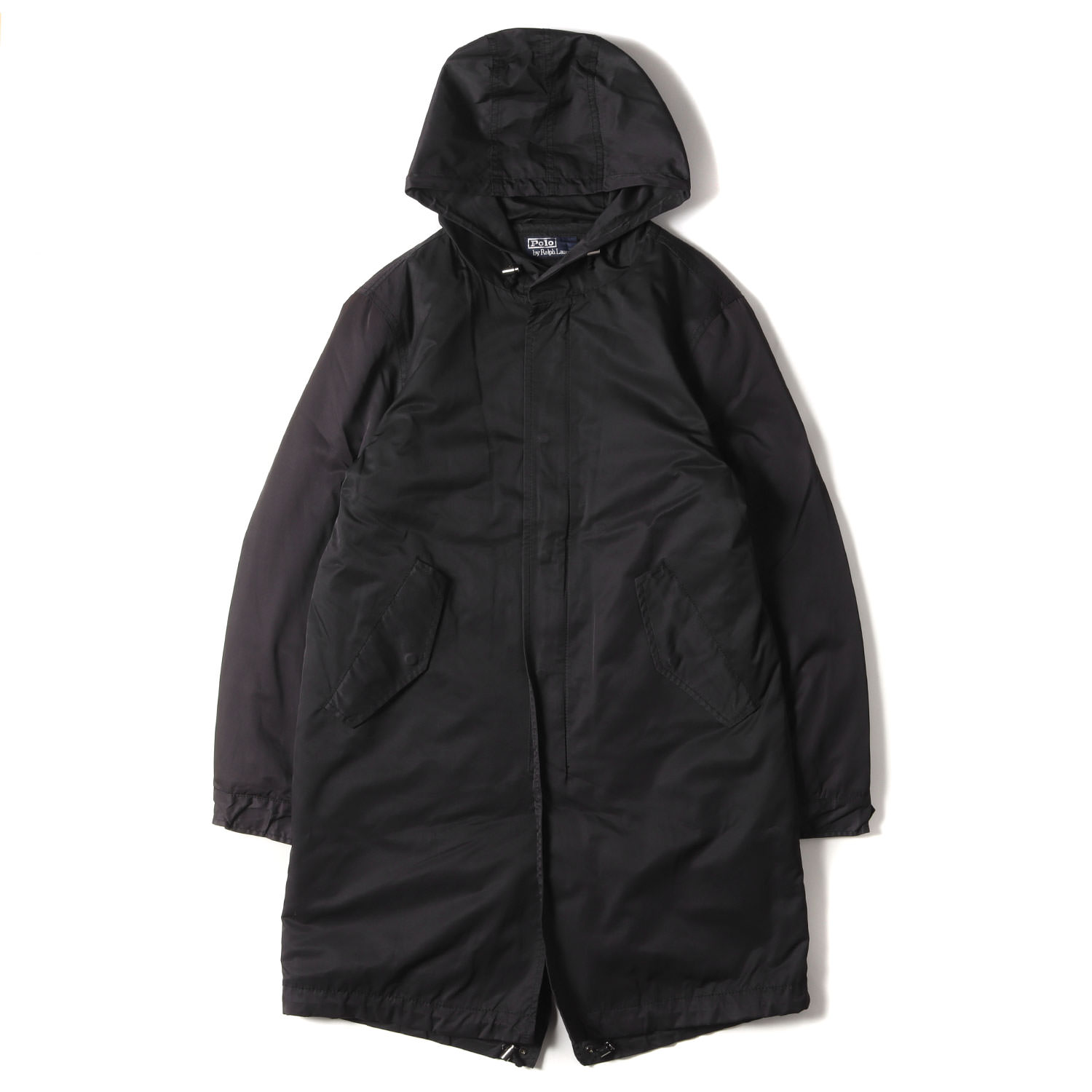 POLO RALPH LAUREN ベージュモッズコートキルティングコート付き POLO