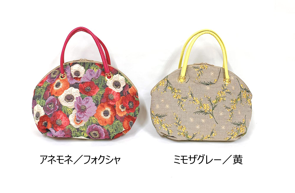 楽天市場】バッグ ハンドバッグ ゴブラン ハーフムーン バッグ 日本製