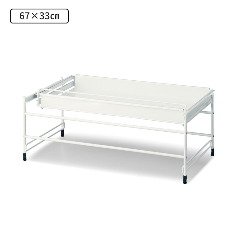 楽天市場】キッチン 引き出し用 スライドラック | 幅67cm 奥行33cm 高