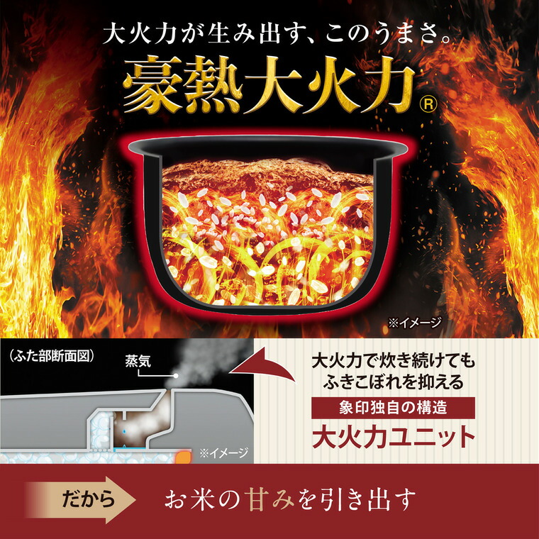 楽天市場】象印 極め炊き IH炊飯ジャー 5.5合炊き 炊飯器 NW-QA10 / 5