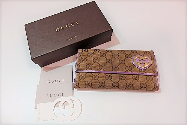 楽天市場】グッチ GUCCI 財布 二つ折り 長財布 251861 GG ラブリー G