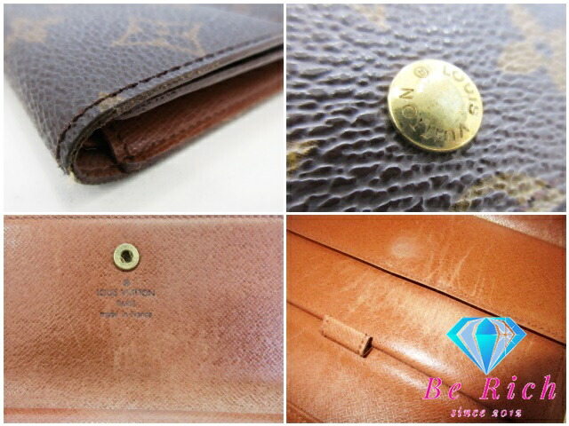 楽天市場】ルイ ヴィトン LOUIS VUITTON 三つ折り 長財布 M61215