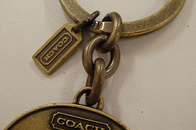 楽天市場】美品 コーチ COACH キーリング アンティークゴールド 蹄鉄