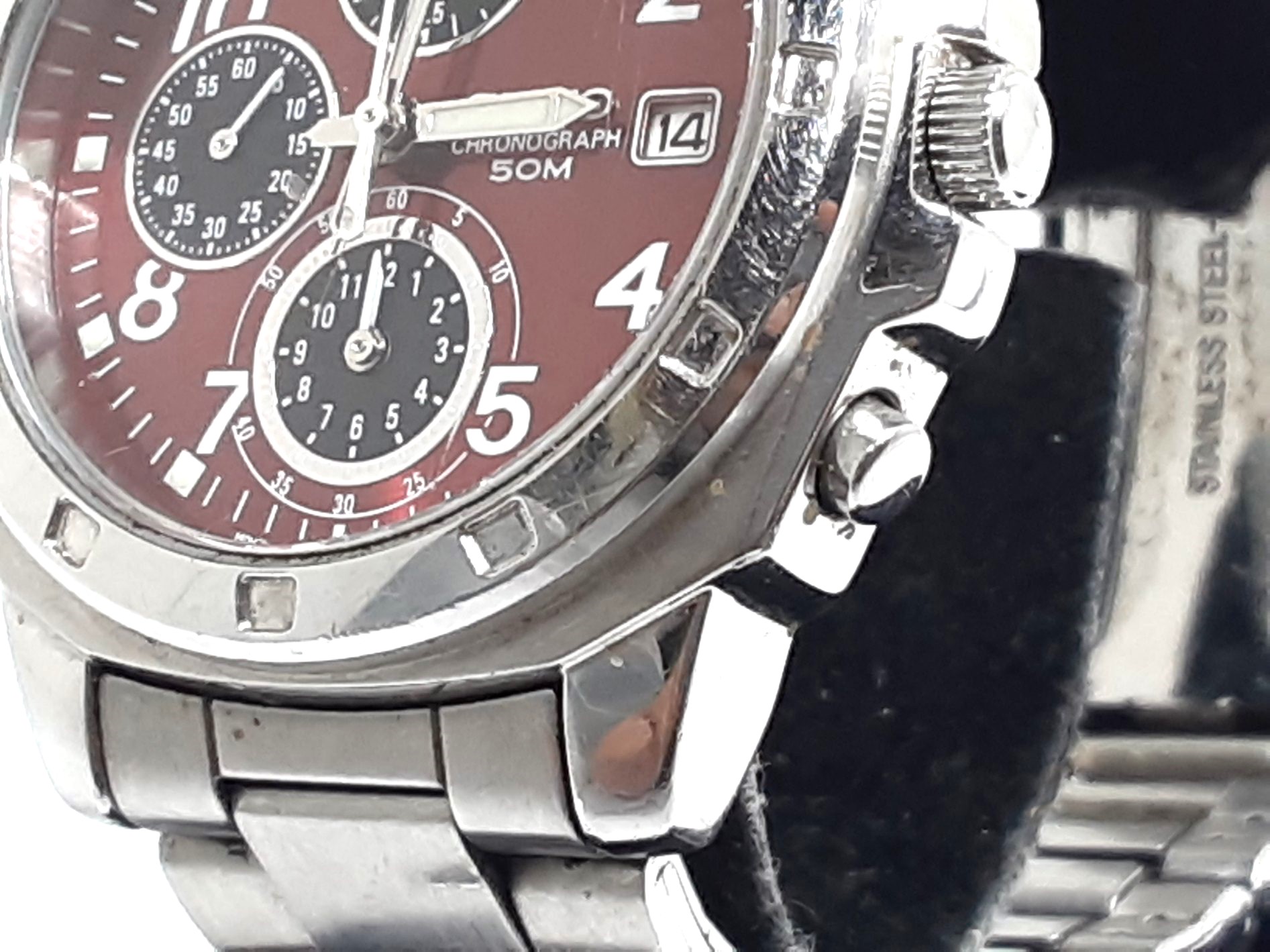 楽天市場】セイコー SEIKO クロノグラフ メンズ 腕時計 デイト 7T92