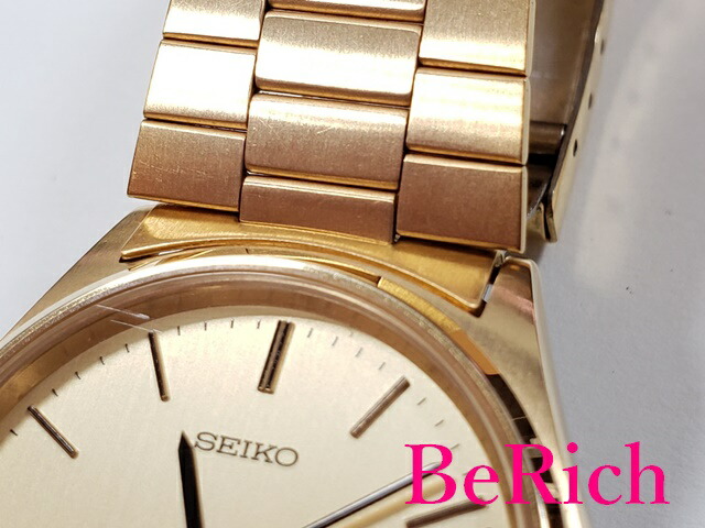 楽天市場】セイコー SEIKO クロノス メンズ 腕時計 5H23-7040 ゴールド