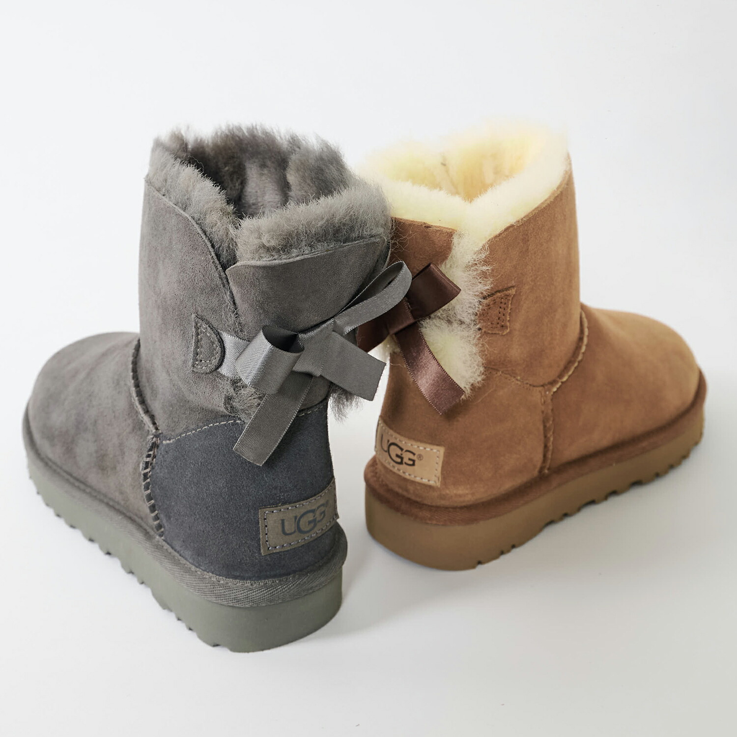 楽天市場】UGG MINI BAILEY BOW アグ ムートン ブーツ ミニ ベイリー