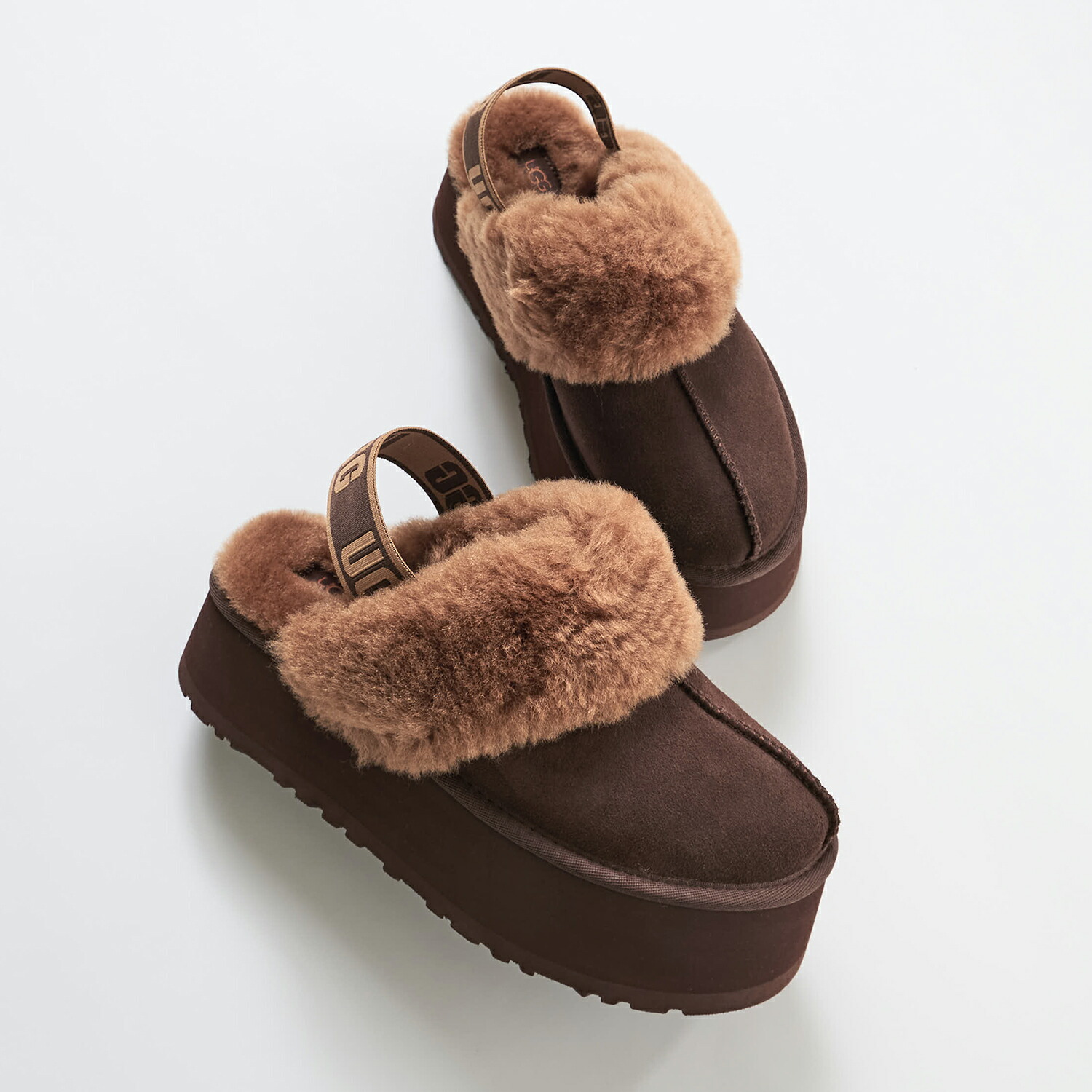 楽天市場】UGG FUNKETTE アグ サンダル ファー ファンケット
