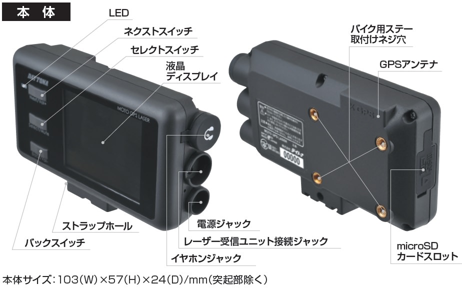 楽天市場】MOTO GPS LASER（モト GPS レーザー）バイク用 レーダー探知