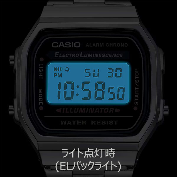楽天市場】カシオ デジタル ウォッチ 腕時計 CASIO A168WA-1A2WJR 3,0