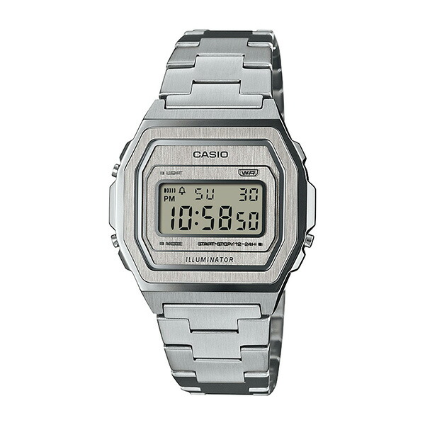 楽天市場】CASIO CLASSIC デジタル時計 シルバーカラー カシオ