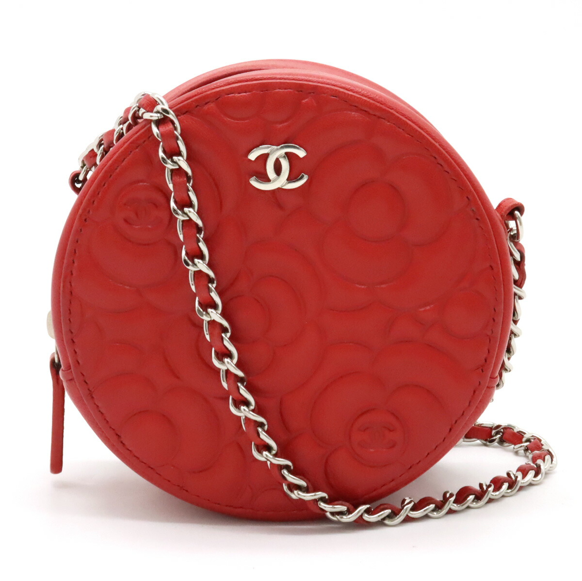 楽天市場】CHANEL シャネル カメリア ココマーク ラウンド ミニ