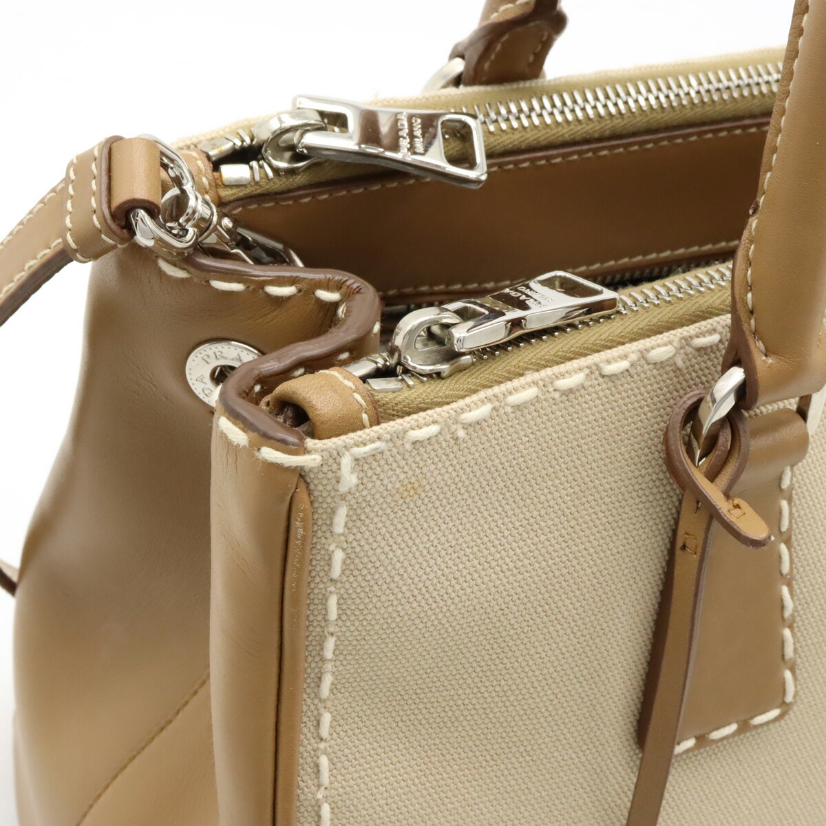 楽天市場】【バッグ】PRADA プラダ CANAPA カナパ CITY CAL ステッチ