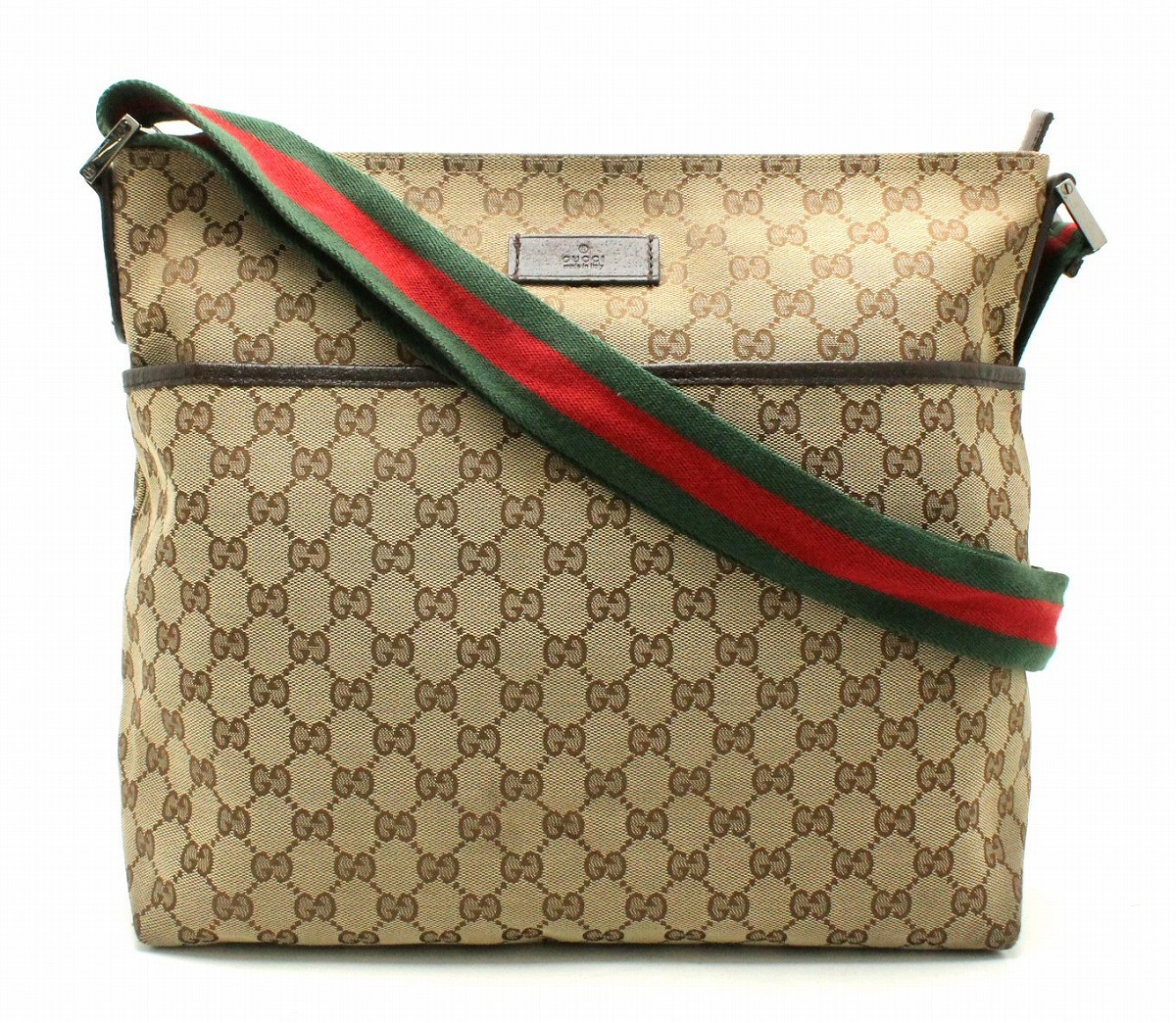 楽天市場】【バッグ】GUCCI グッチ GGキャンバス ウェビングライン