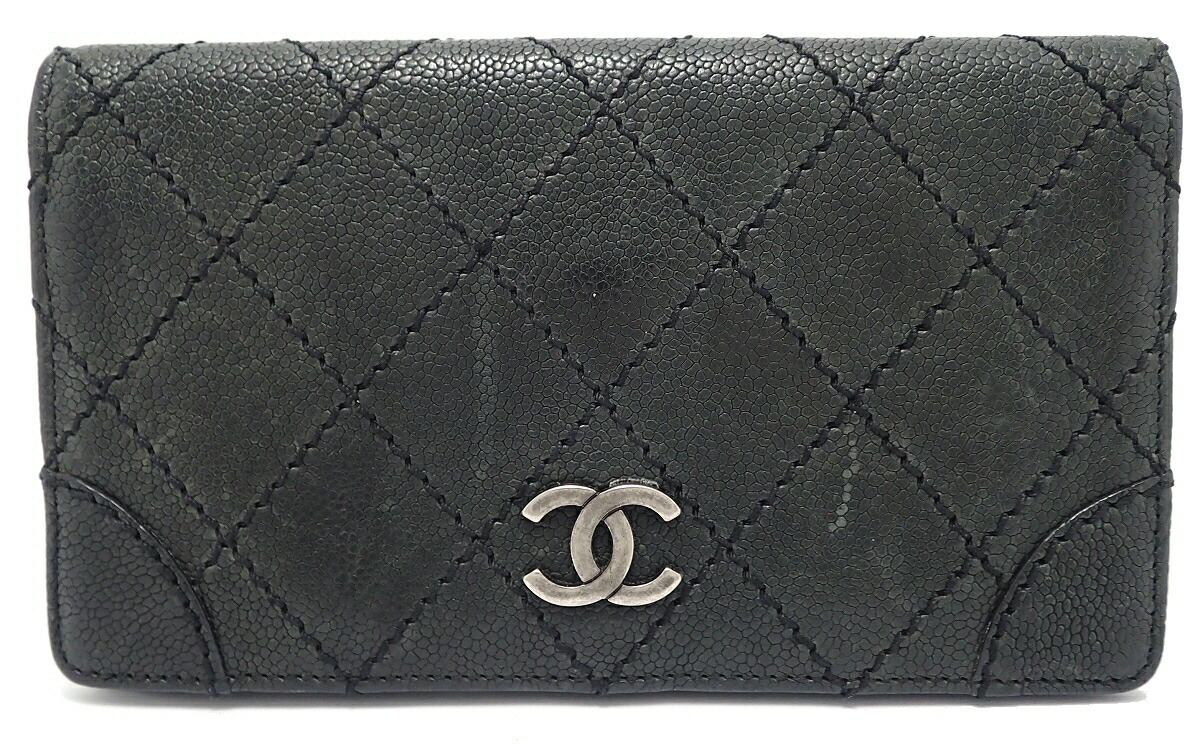 楽天市場】【財布】CHANEL シャネル ワイルドステッチ マトラッセ
