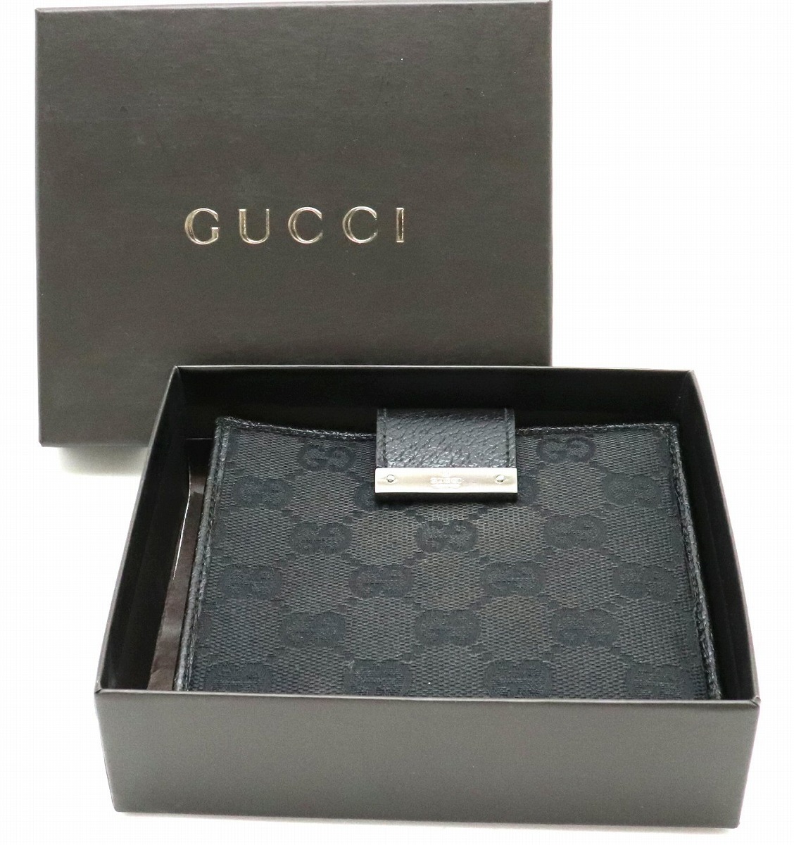 楽天市場】【財布】GUCCI グッチ GGキャンバス 2つ折財布 ダブルホック
