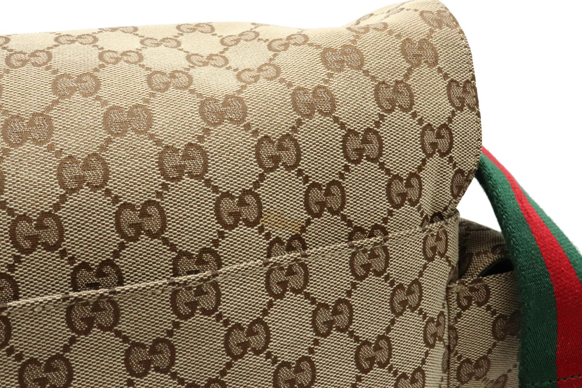 楽天市場】【バッグ】GUCCI グッチ GGキャンバス マザーズバッグ