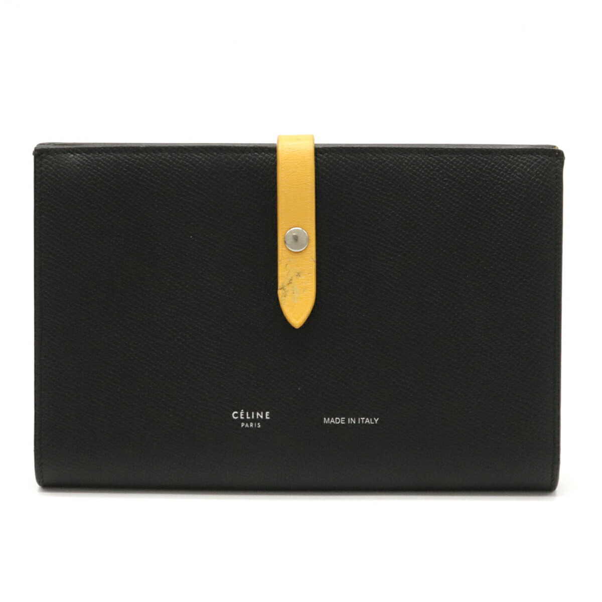 CELINE ラージフラップマルチファンクション バイカラー 長財布