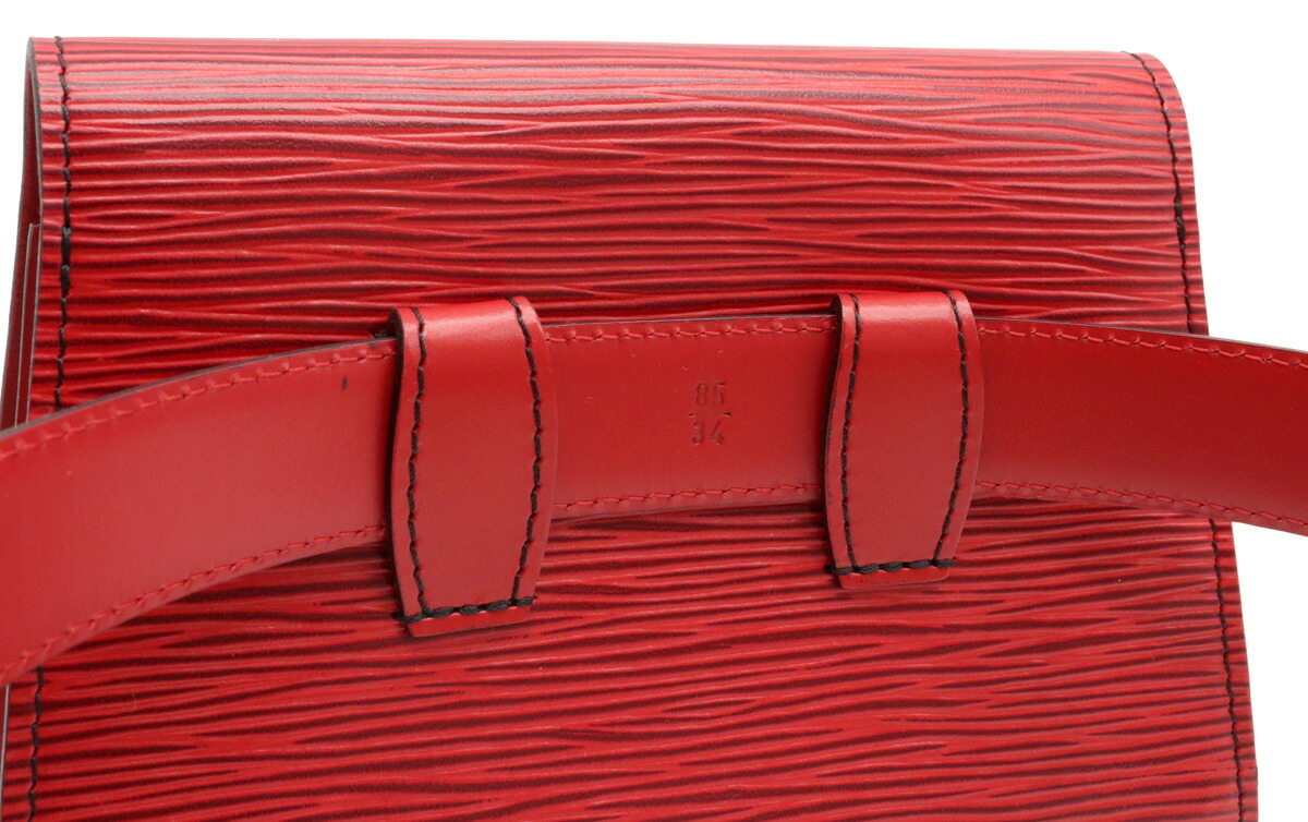 楽天市場】LOUIS VUITTON ルイ ヴィトン エピ ポシェット サンチュール