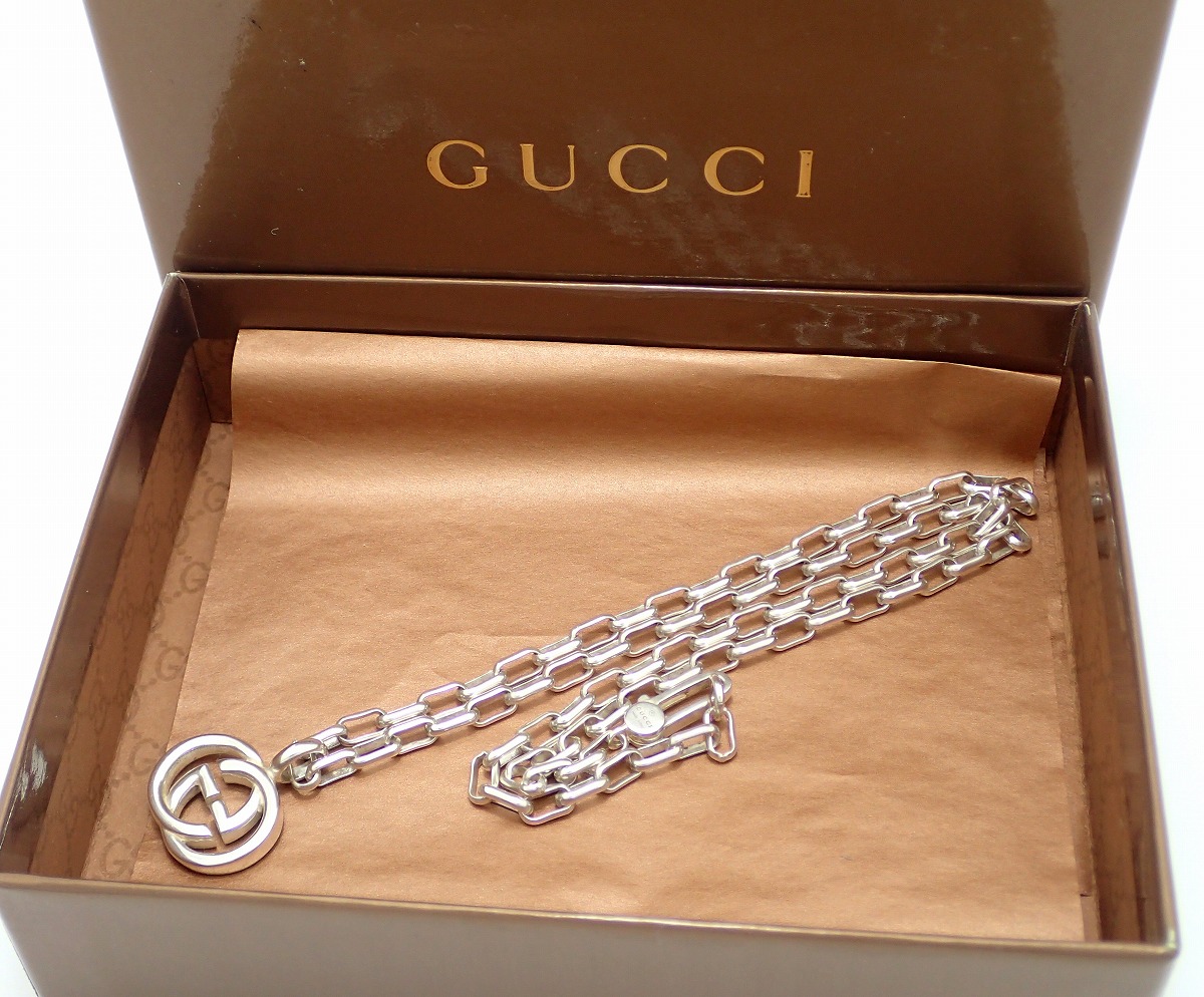 楽天市場】【ジュエリー】GUCCI グッチ インターロッキング Gロゴ