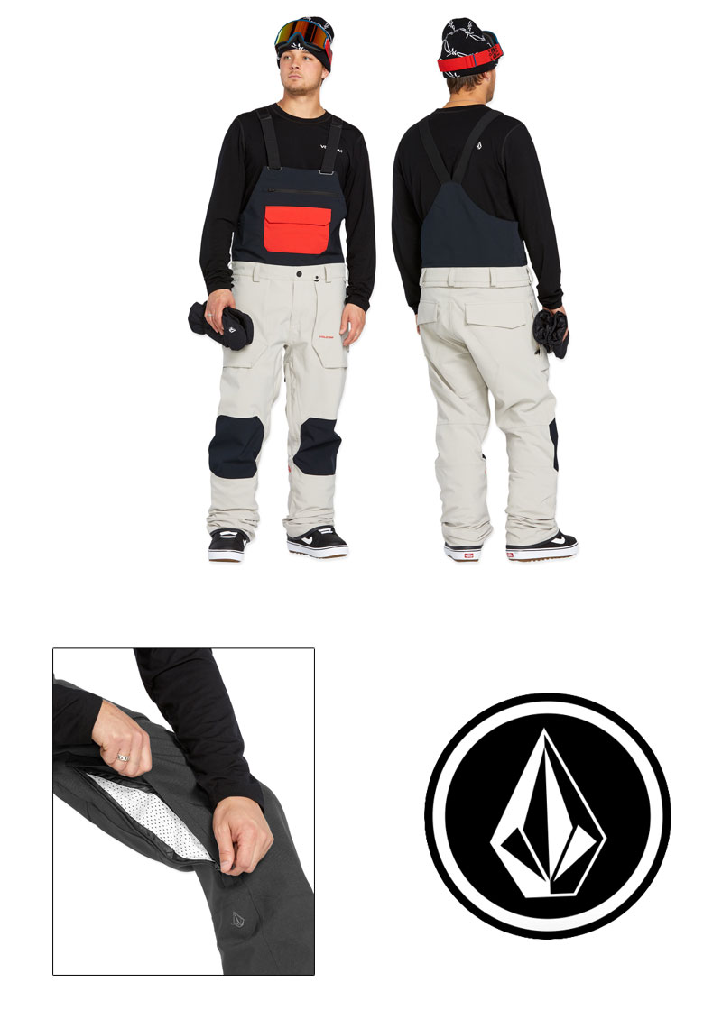 楽天市場】24-25 VOLCOM/ボルコム ROAN BIB overall 着用説明動画