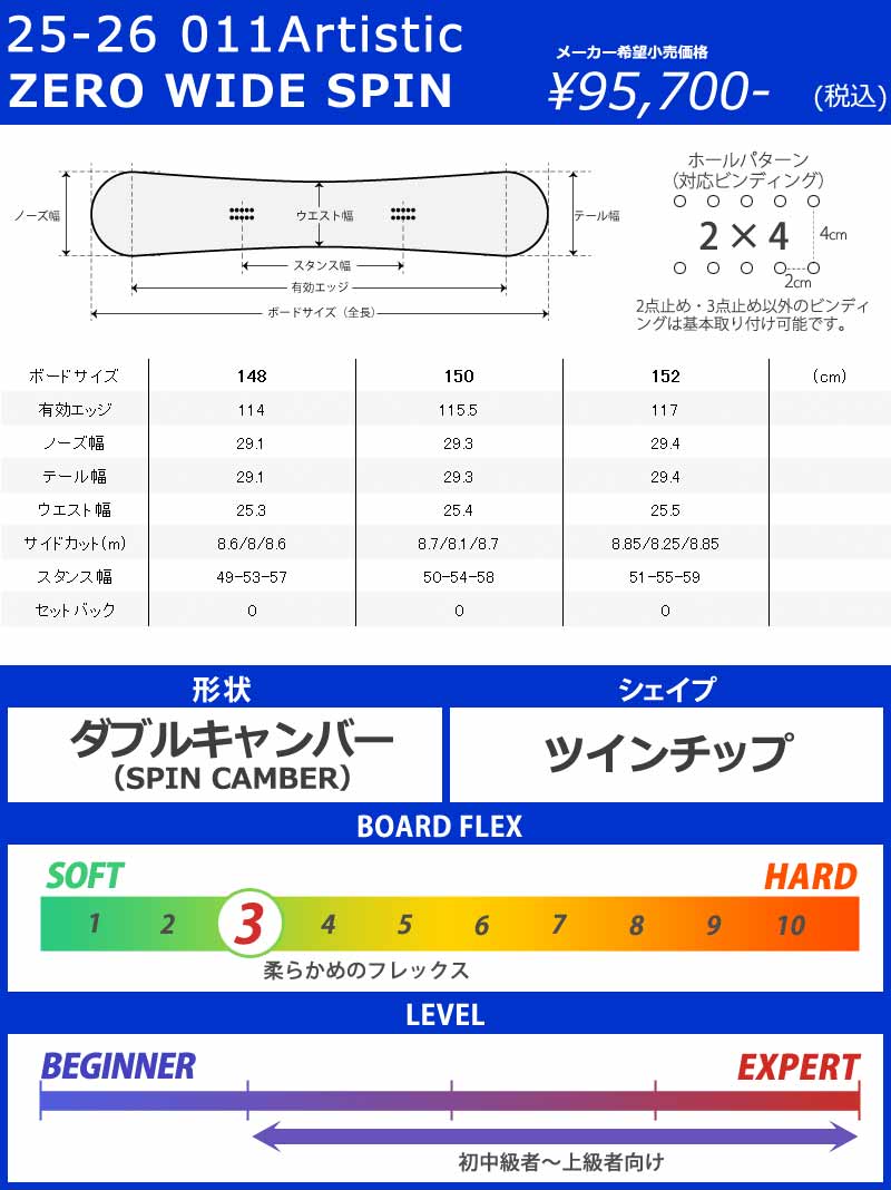 楽天市場】25-26 011ARTISTIC/ゼロワンワンアーティスティック ZERO