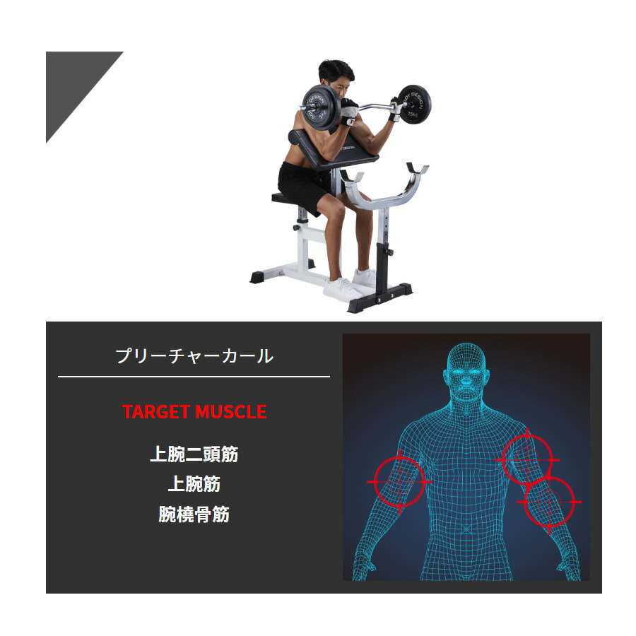 BODY DESIGN アームカールベンチ EZバー付 鳩 楽天市場】【全品