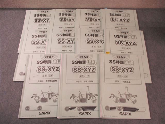 楽天市場】SAPIX 小6 サピックス SS特訓 理科 【全11回分フルセット