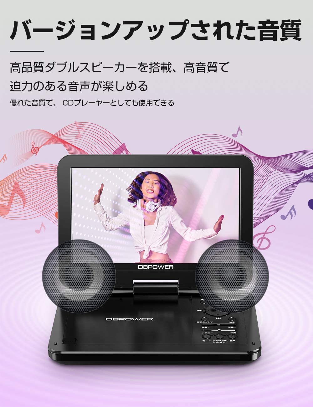 楽天市場】【2180円収納ケース☆特典あり 】ポータブルdvdプレーヤー