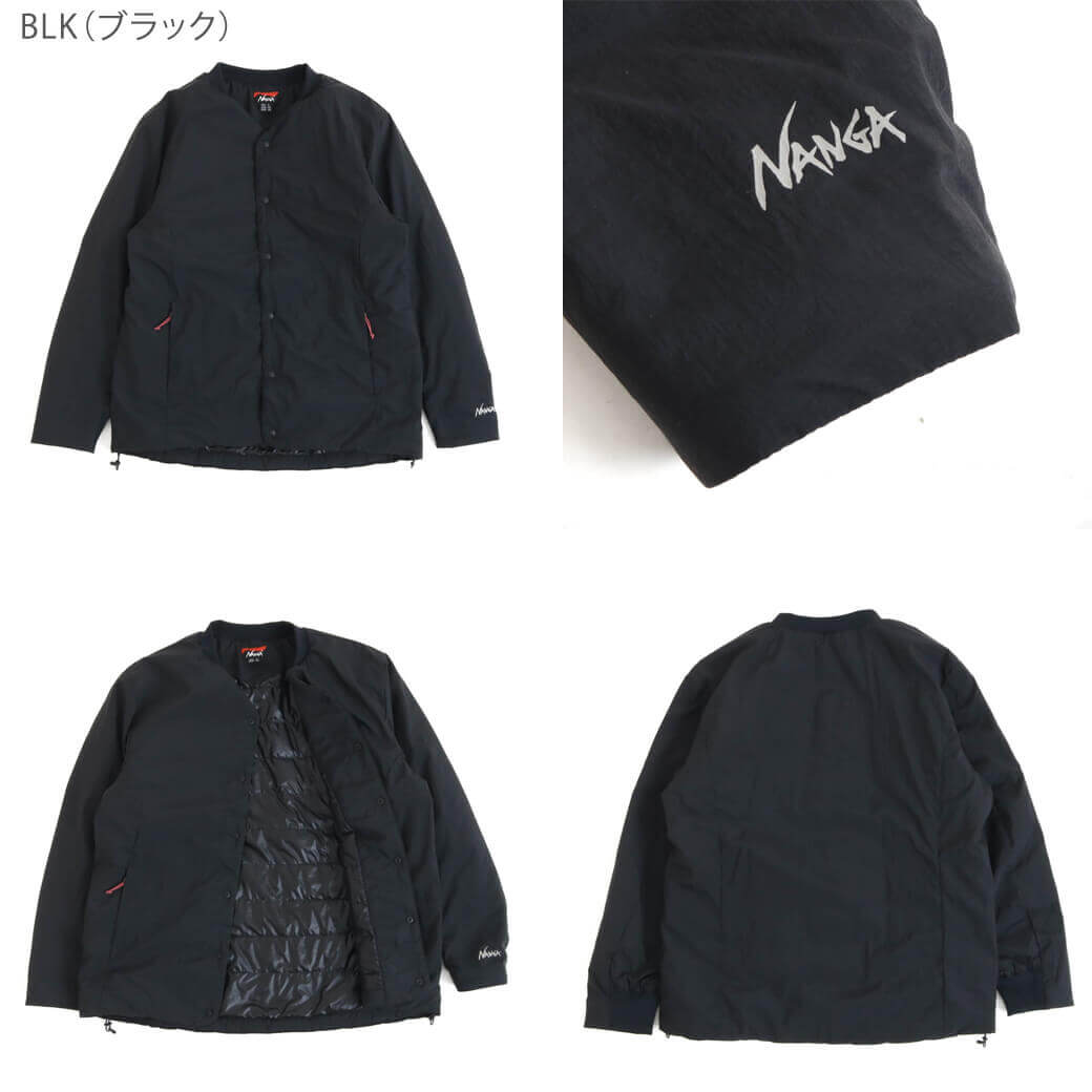 楽天市場】ナンガ NANGA ノーカラー ソフトダウン カーディガン N0000