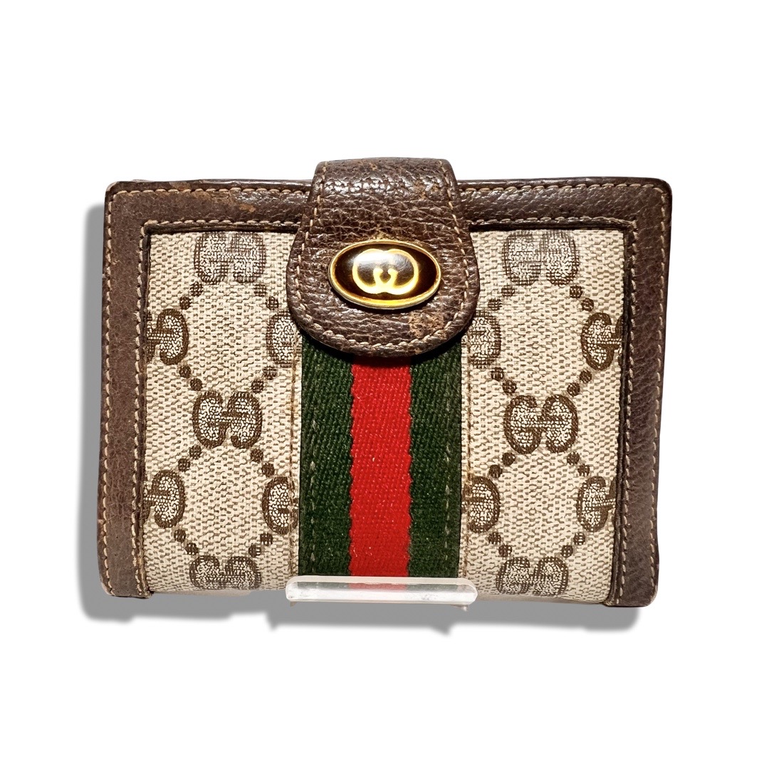 付属品付き！】 GUCCI グッチ コンパクトウォレット シェリー 金具