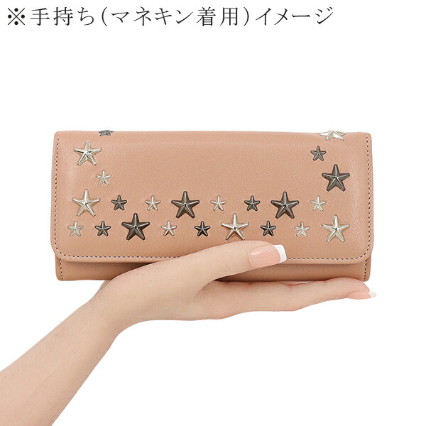 楽天市場】ジミーチュウ 長財布 レディース ニノ NINO スタースタッズ