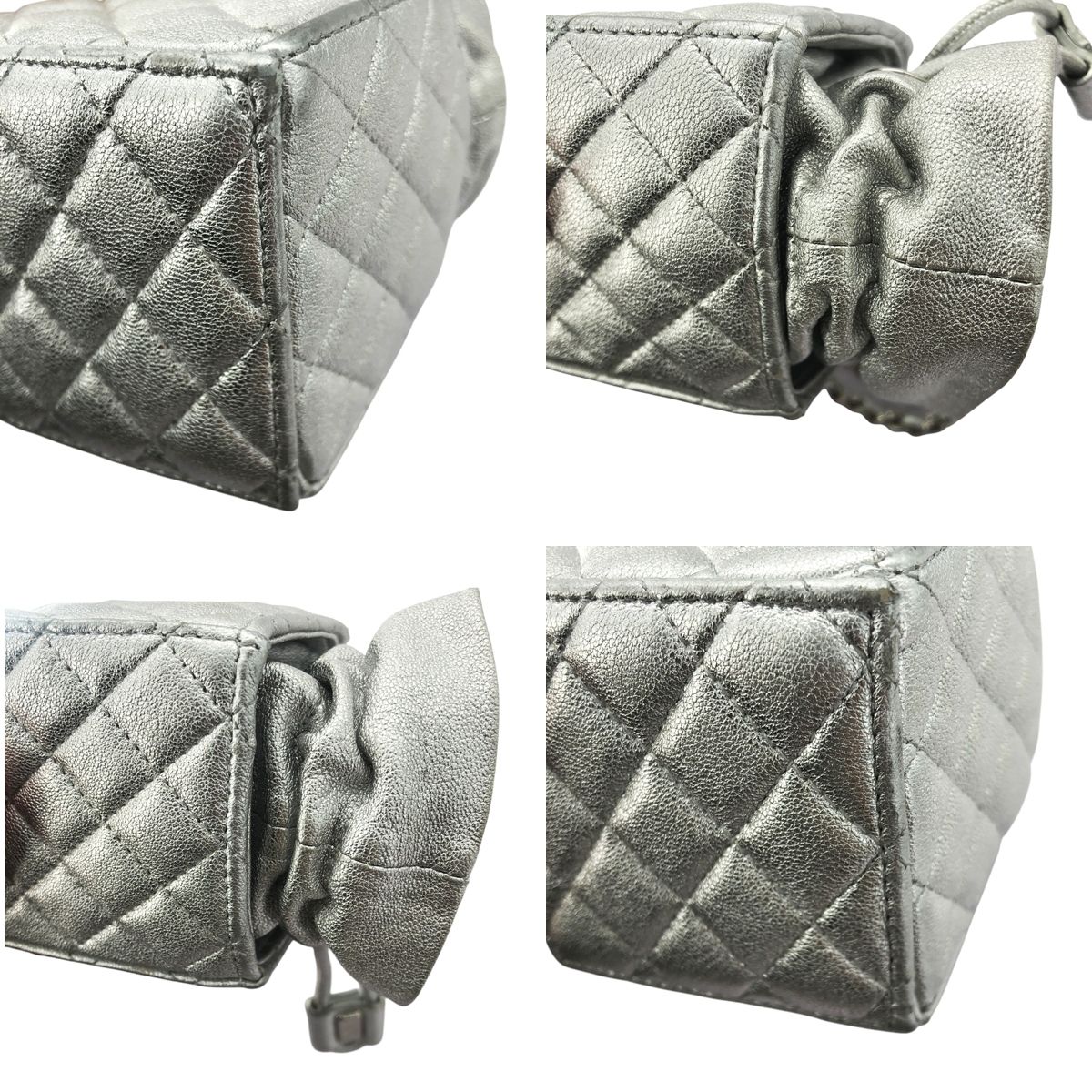 楽天市場】【中古】 CHANEL シャネル マトラッセ レザー チェーン
