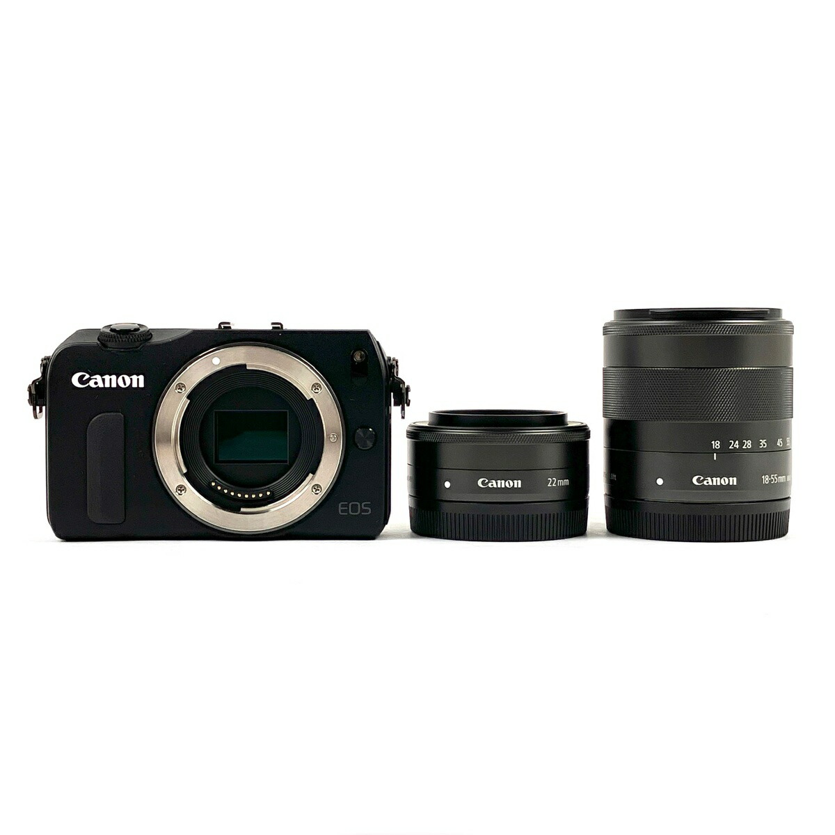 楽天市場】キヤノン Canon EOS M ダブルレンズキット ブラック