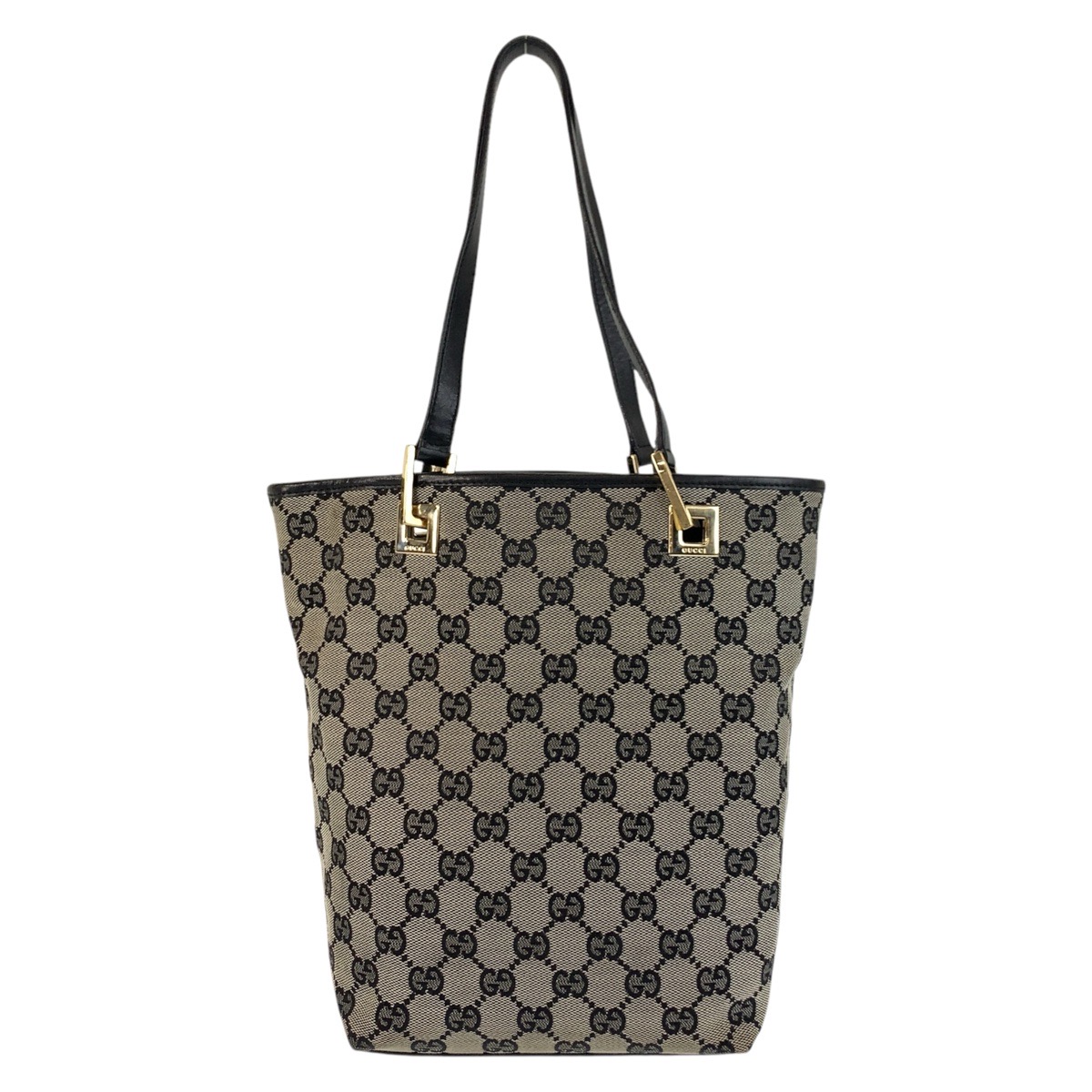 楽天市場】GUCCI グッチ グレー ブラック 黒 ゴールド金具 GG