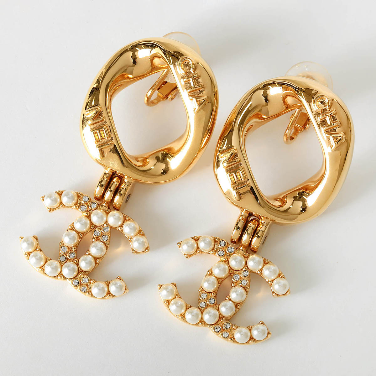 楽天市場】シャネル ピアス CHANEL ココマーク CHANEL B24A FAKE PEARL