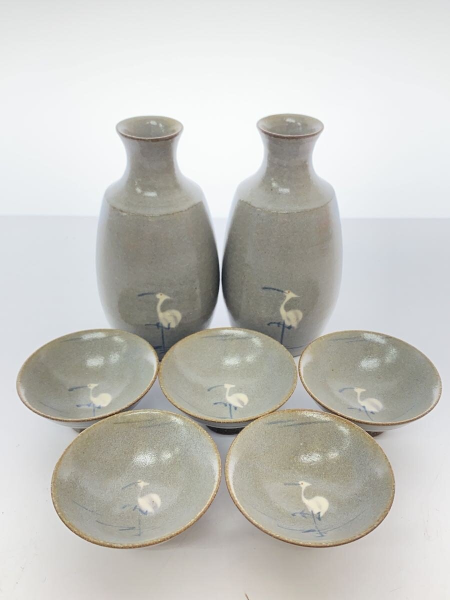 楽天市場】【中古】たち吉◇和食器その他/7点セット/203-072/さぎ絵/酒