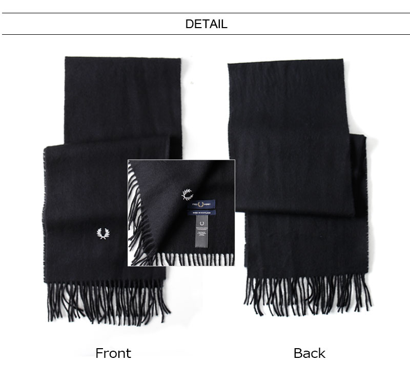 楽天市場】FRED PERRY/フレッドペリー LAMBSWOOL SCARF ラムウール