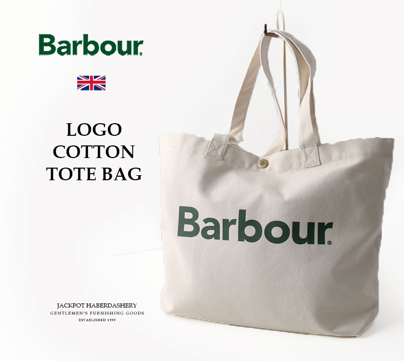 楽天市場】25年秋新作 Barbour/バブアー logo tote bag UBA0733