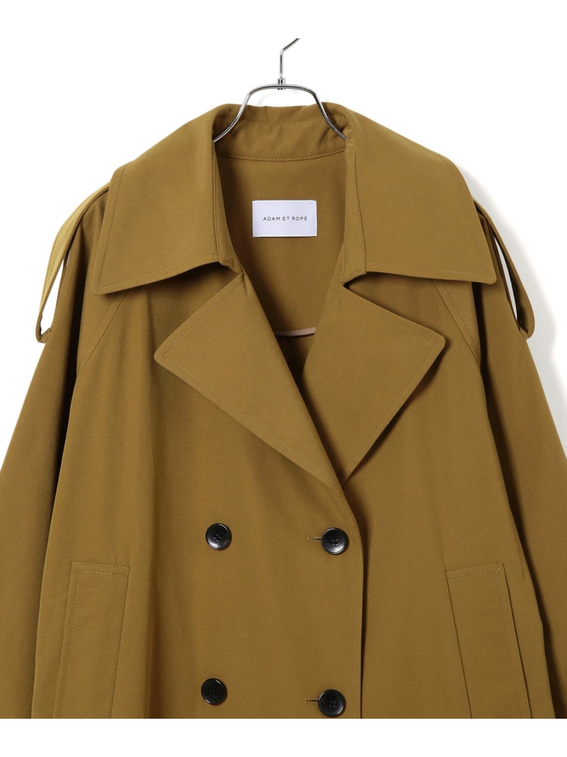 楽天市場】【SALE／50%OFF】ドルマンオーバートレンチコート ADAM ET
