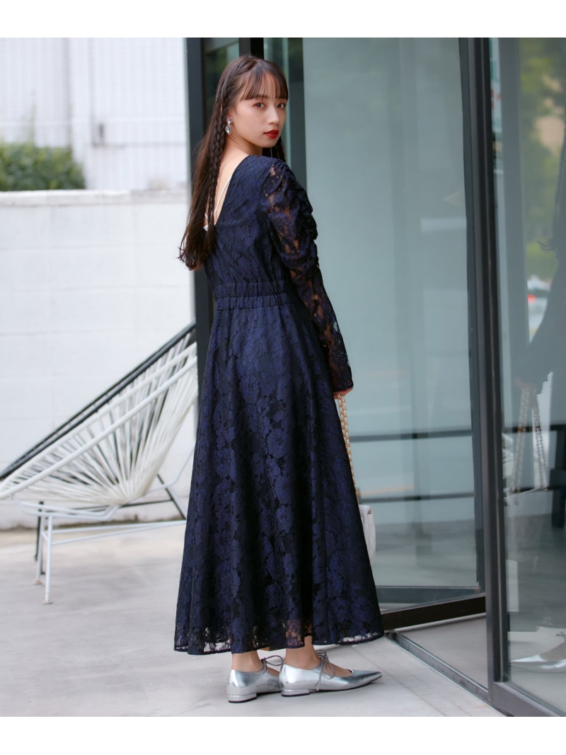 楽天市場】【SALE／60%OFF】【VIS DRESS】総レースバックオープン