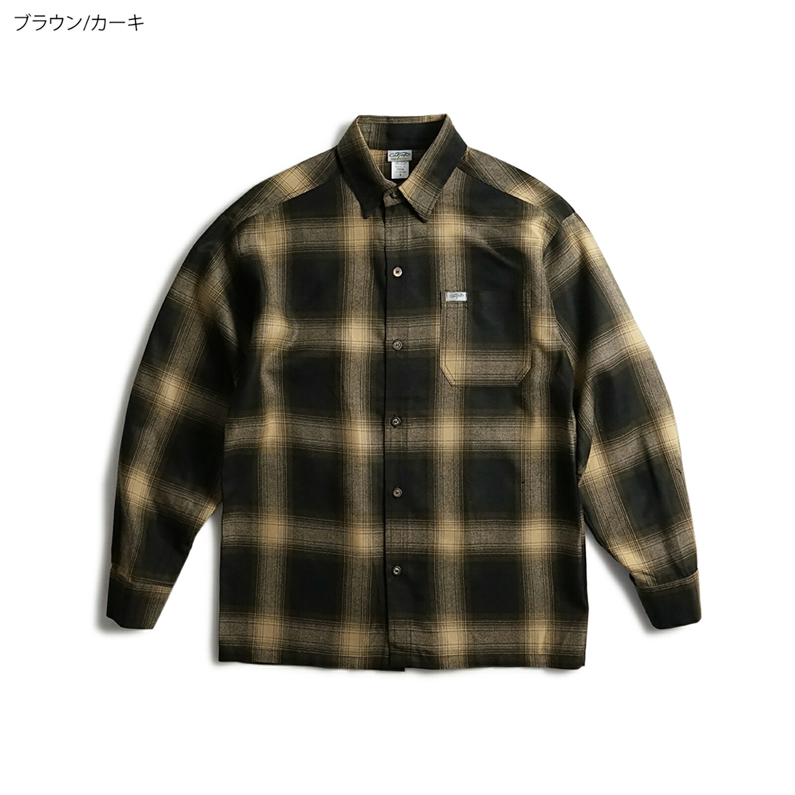 楽天市場】キャルトップ CALTOP #2000LS オンブレ チェック 長袖