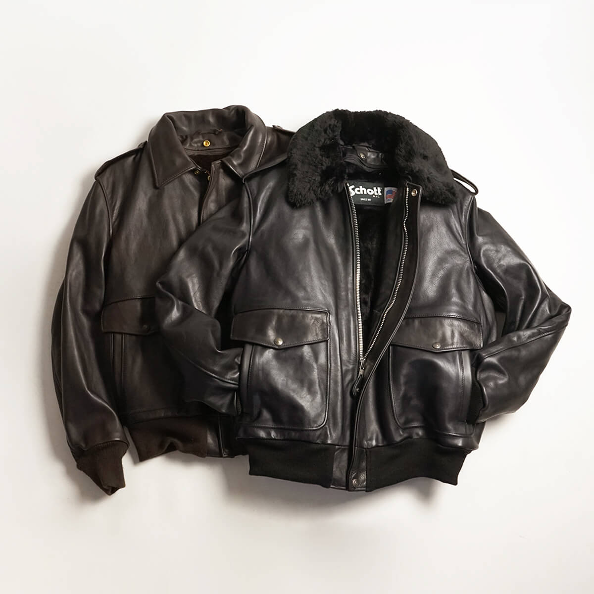 楽天市場】ショット SCHOTT 184SM A-2 レザーフライトジャケット BIG